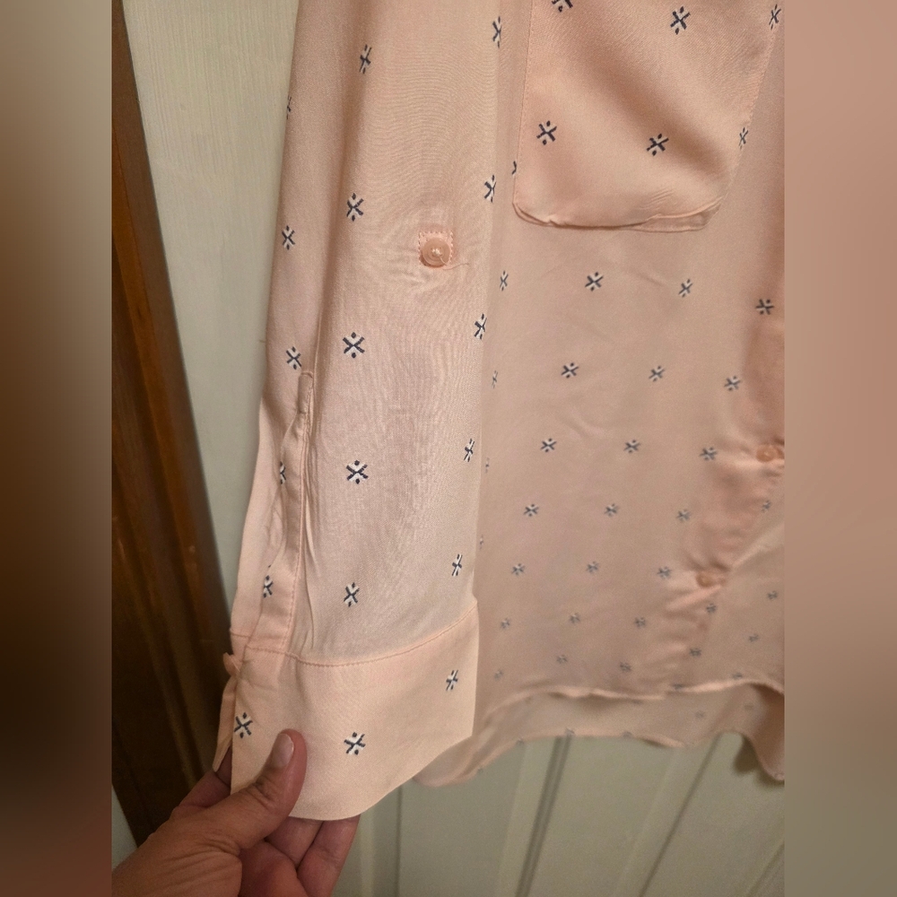 Ava & Viv Light Pink Button-Down Shirt Size 3x EUC - Picture 3 of 9